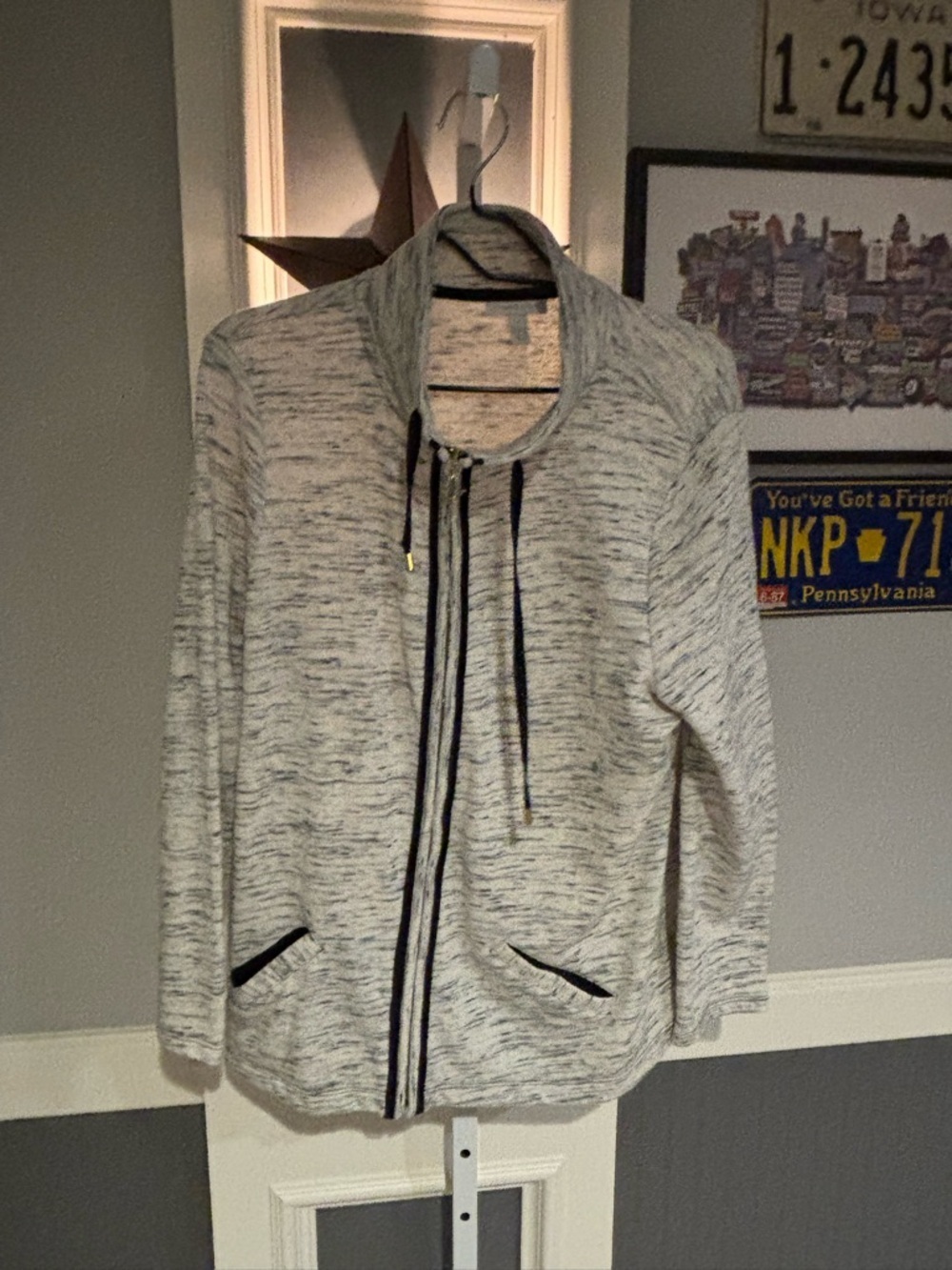 Charter Club Nautical Zip Up Size Large